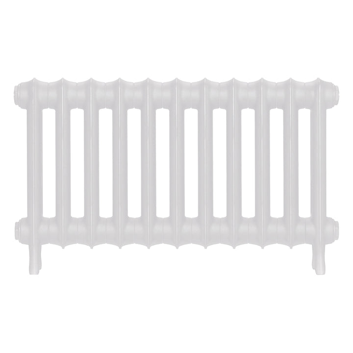 Emmeline III - Ceramic White Cast Iron Column Radiator H416mm x W762mm 3 Column - Wall Hung
