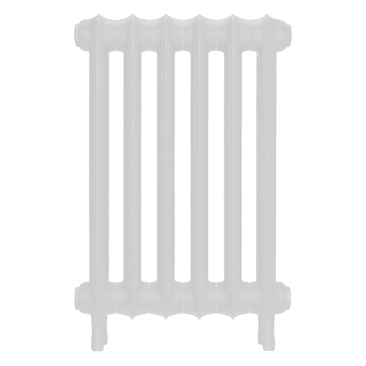 Emmeline III - Ceramic White Cast Iron Column Radiator H616mm x W429mm 3 Column - Wall Hung