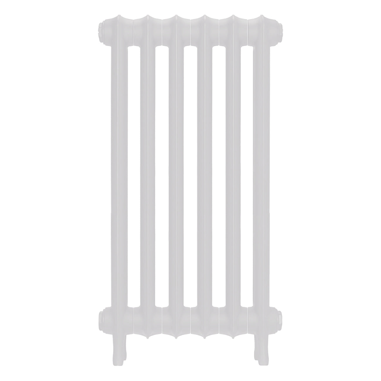 Emmeline III - Ceramic White Cast Iron Column Radiator H816mm x W429mm 3 Column - Wall Hung