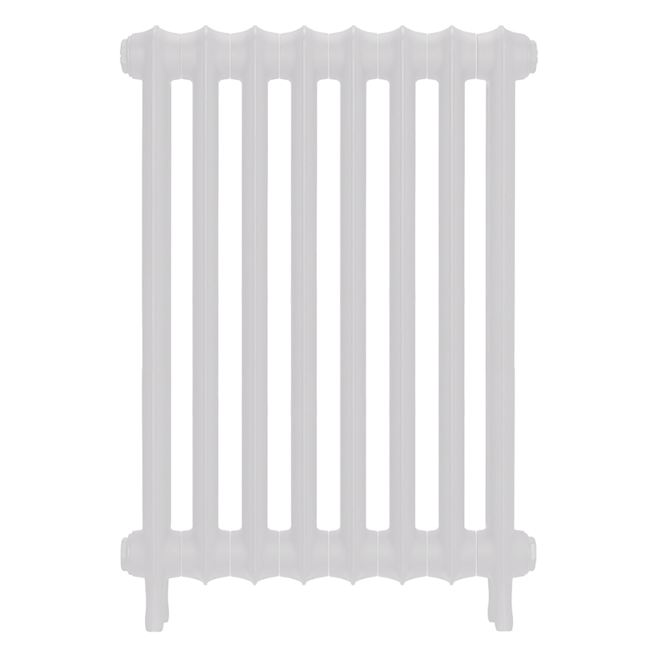 Emmeline III - Ceramic White Cast Iron Column Radiator H816mm x W562mm 3 Column - Wall Hung