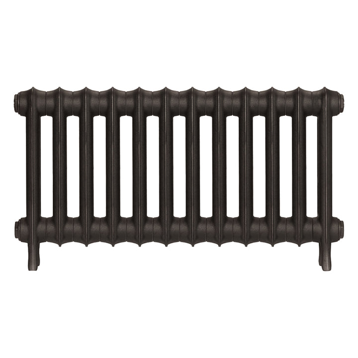 Emmeline I - Grey Bronze Cast Iron Column Radiator H407mm x W828mm 1 Column - Wall Hung