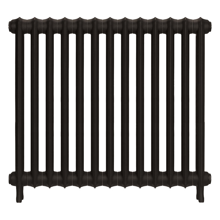 Emmeline I - Grey Bronze Cast Iron Column Radiator H807mm x W895mm 1 Column - Wall Hung