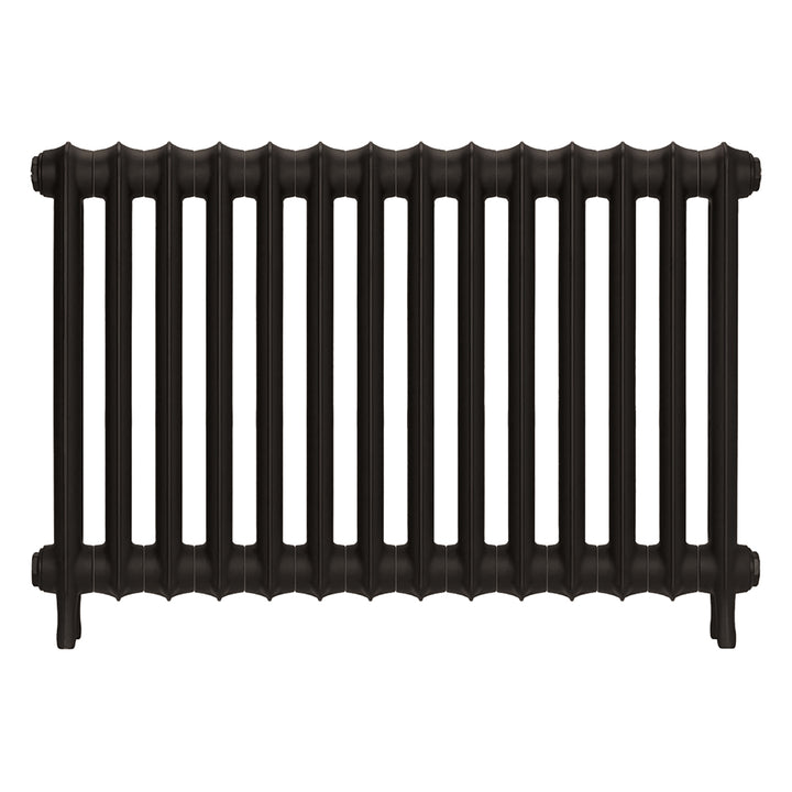 Emmeline I - Grey Bronze Cast Iron Column Radiator H607mm x W961mm 1 Column - Wall Hung