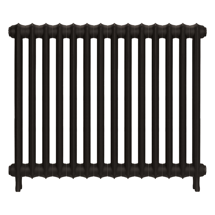 Emmeline I - Grey Bronze Cast Iron Column Radiator H807mm x W961mm 1 Column - Wall Hung
