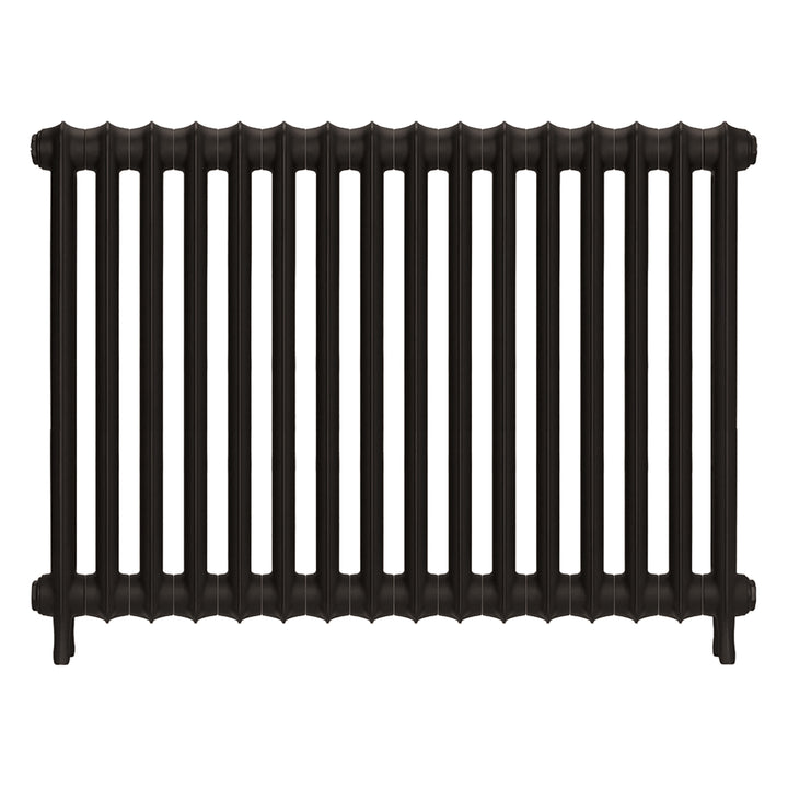 Emmeline I - Grey Bronze Cast Iron Column Radiator H807mm x W1094mm 1 Column - Wall Hung