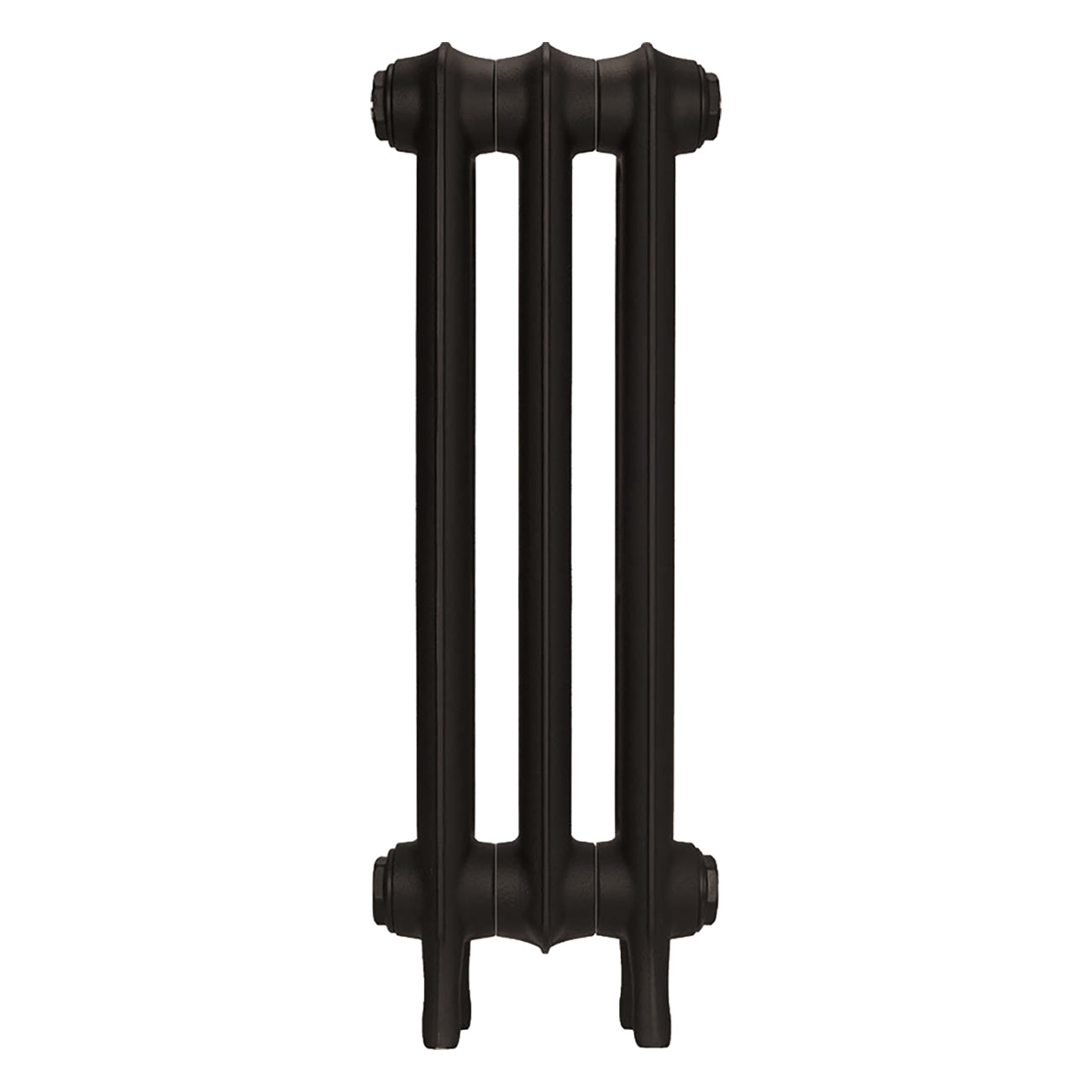 Emmeline I - Grey Bronze Cast Iron Column Radiator H607mm x W230mm 1 Column - Wall Hung