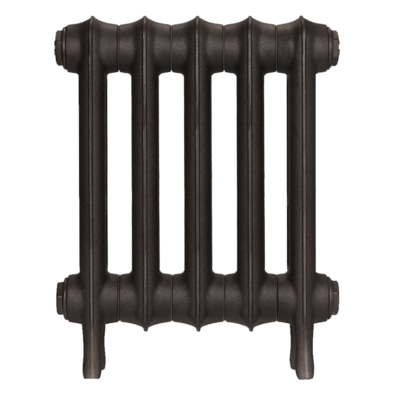 Emmeline I - Grey Bronze Cast Iron Column Radiator H407mm x W363mm 1 Column - Wall Hung
