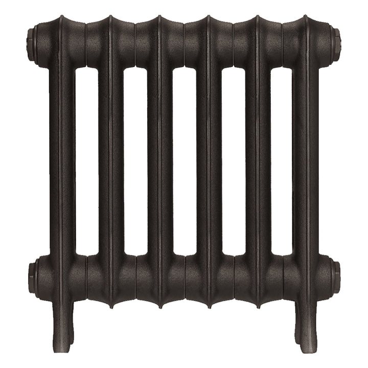 Emmeline I - Grey Bronze Cast Iron Column Radiator H407mm x W429mm 1 Column - Wall Hung