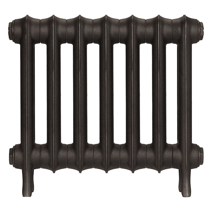 Emmeline I - Grey Bronze Cast Iron Column Radiator H407mm x W496mm 1 Column - Wall Hung