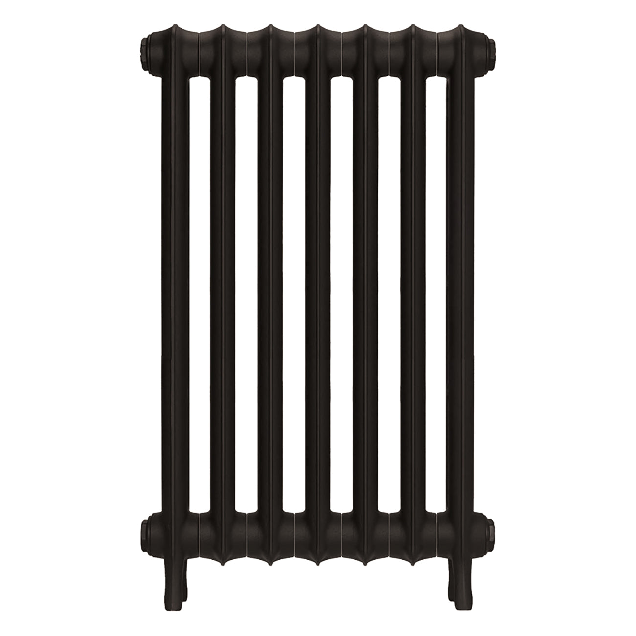 Emmeline I - Grey Bronze Cast Iron Column Radiator H807mm x W496mm 1 Column - Wall Hung