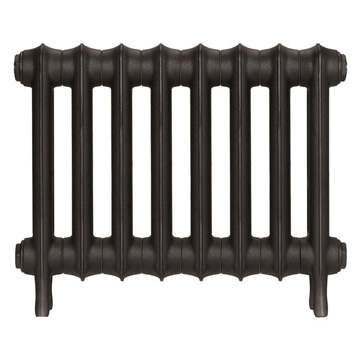 Emmeline I - Grey Bronze Cast Iron Column Radiator H407mm x W562mm 1 Column - Wall Hung