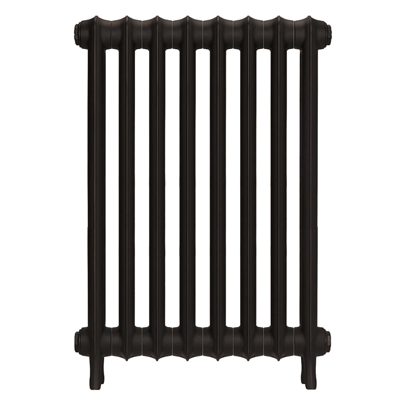 Emmeline I - Grey Bronze Cast Iron Column Radiator H807mm x W562mm 1 Column - Wall Hung
