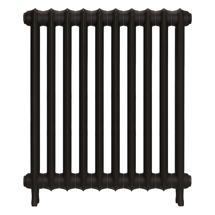 Emmeline II - Grey Bronze Cast Iron Column Radiator H813mm x W695mm 2 Column - Wall Hung