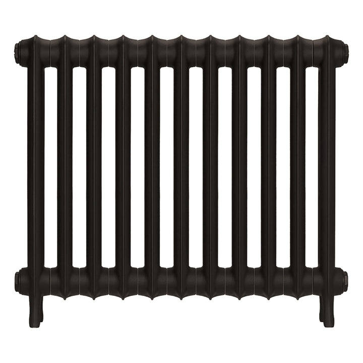 Emmeline II - Grey Bronze Cast Iron Column Radiator H613mm x W762mm 2 Column - Wall Hung