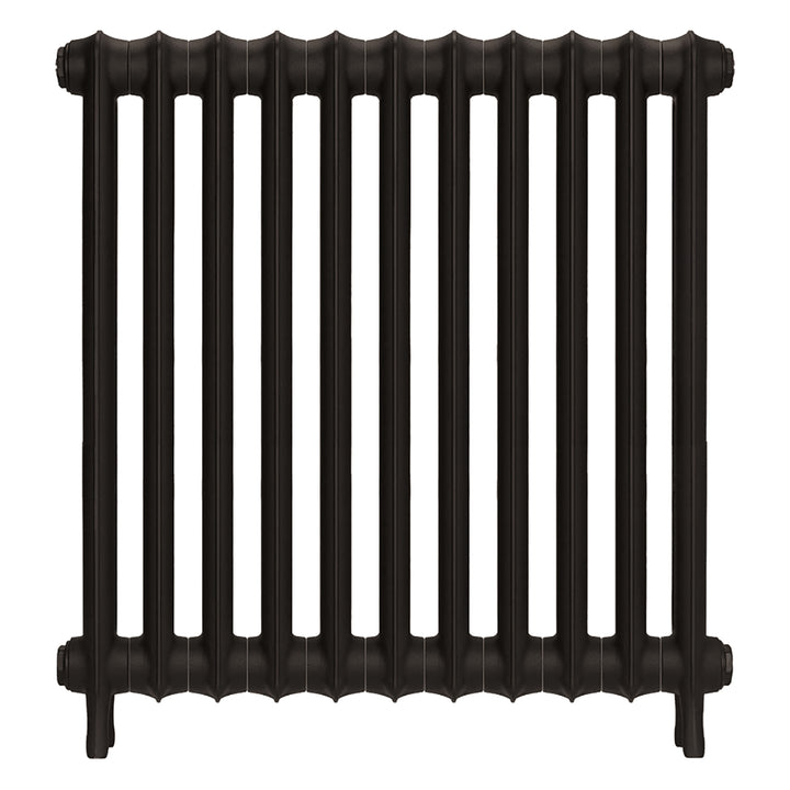 Emmeline II - Grey Bronze Cast Iron Column Radiator H813mm x W762mm 2 Column - Wall Hung