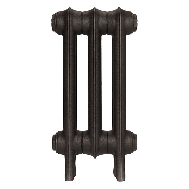 Emmeline II - Grey Bronze Cast Iron Column Radiator H413mm x W230mm 2 Column - Wall Hung