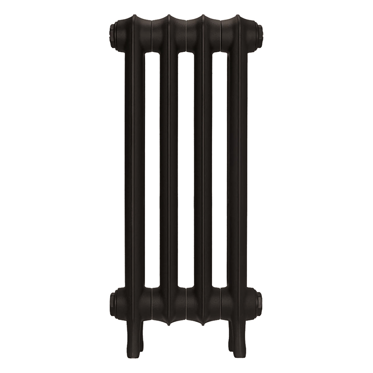 Emmeline II - Grey Bronze Cast Iron Column Radiator H613mm x W296mm 2 Column - Wall Hung