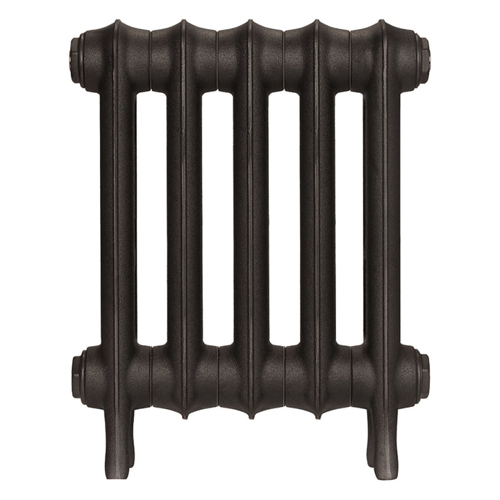 Emmeline II - Grey Bronze Cast Iron Column Radiator H413mm x W363mm 2 Column - Wall Hung