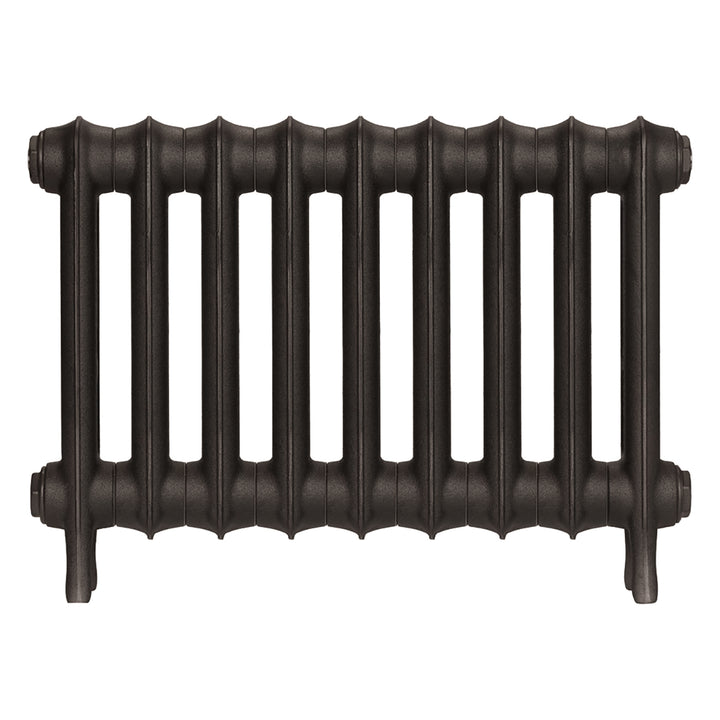 Emmeline II - Grey Bronze Cast Iron Column Radiator H413mm x W629mm 2 Column - Wall Hung