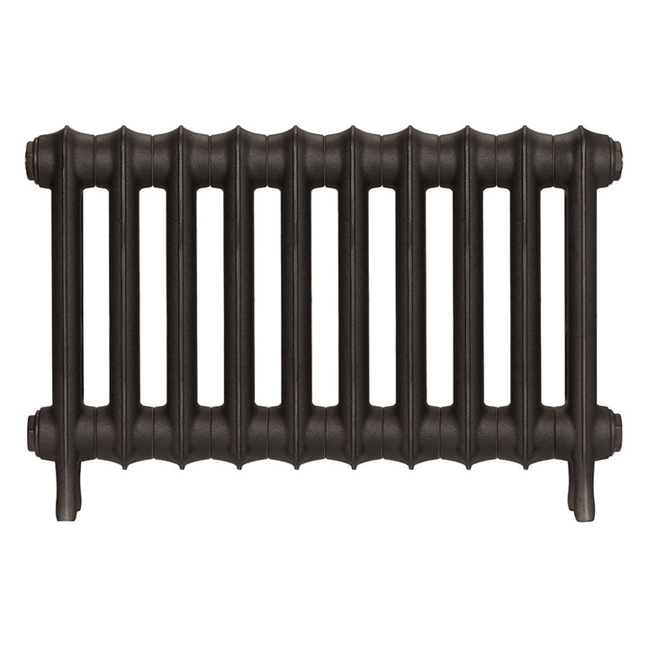 Emmeline III - Grey Bronze Cast Iron Column Radiator H416mm x W695mm 3 Column - Wall Hung