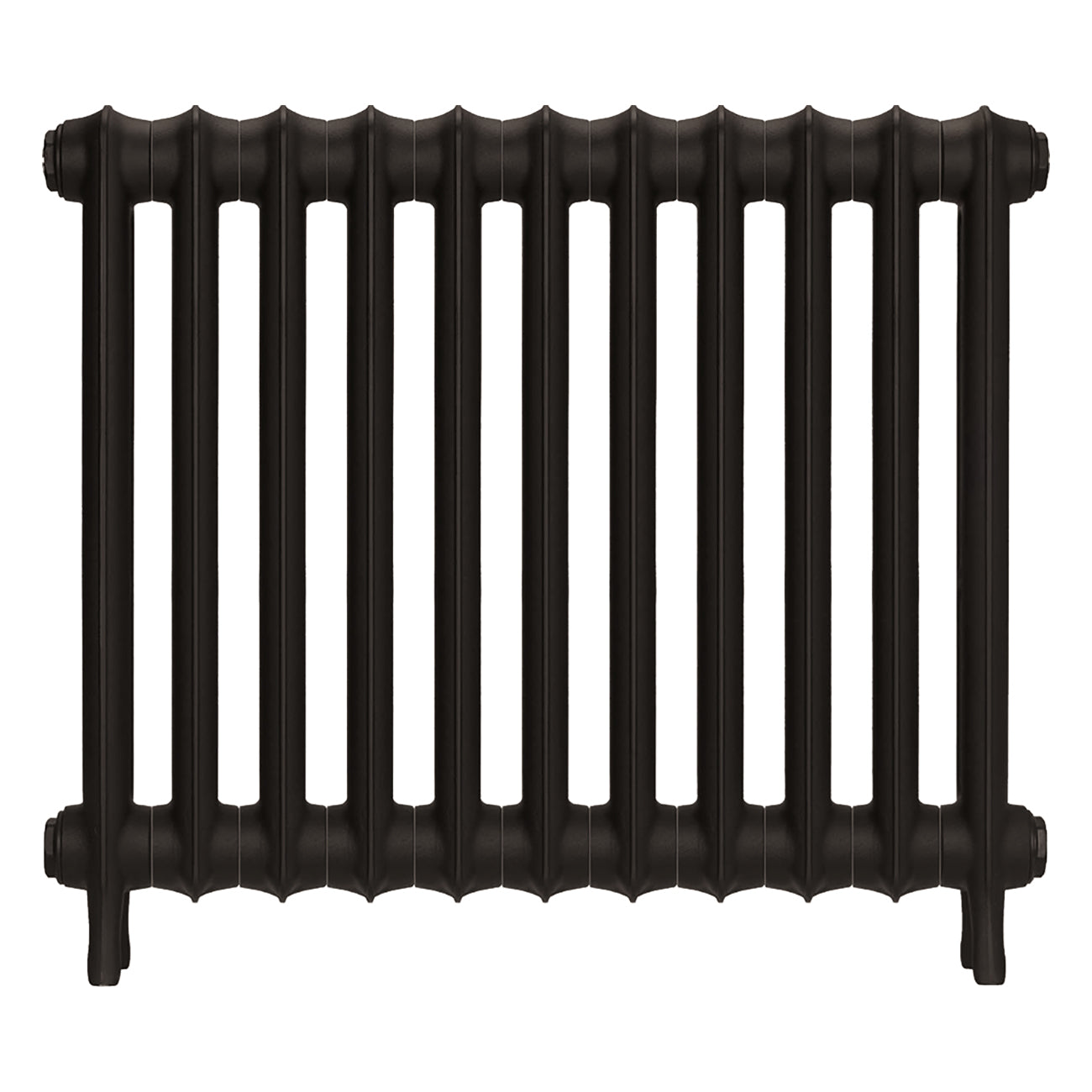 Emmeline III - Grey Bronze Cast Iron Column Radiator H616mm x W762mm 3 Column - Wall Hung