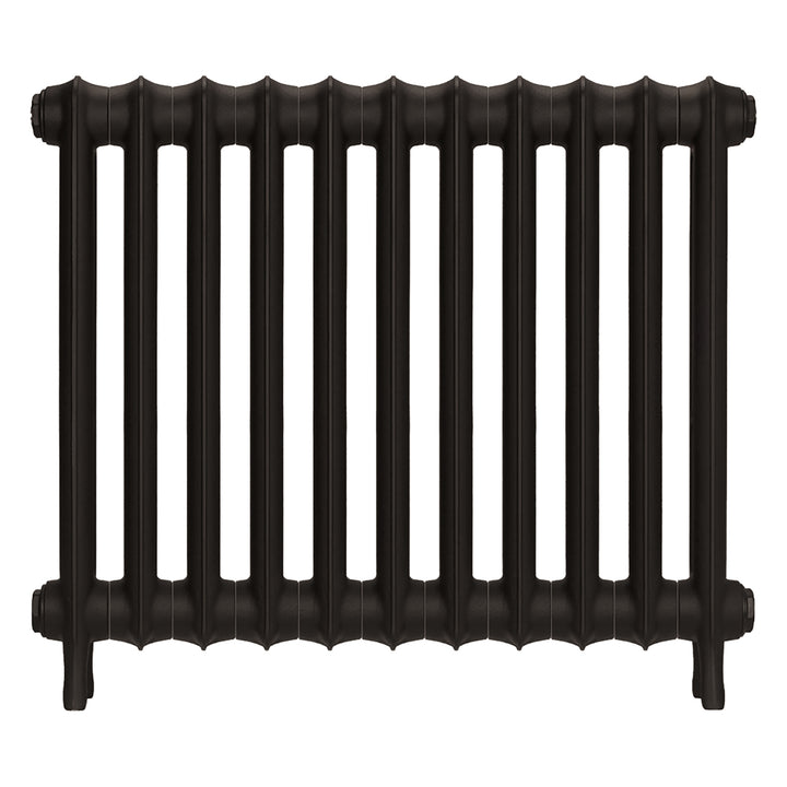 Emmeline III - Grey Bronze Cast Iron Column Radiator H616mm x W762mm 3 Column - Wall Hung