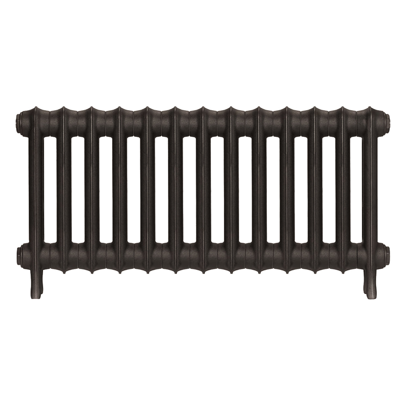 Emmeline III - Grey Bronze Cast Iron Column Radiator H416mm x W895mm 3 Column - Wall Hung