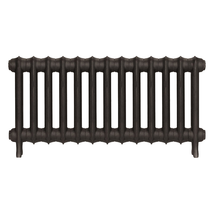 Emmeline III - Grey Bronze Cast Iron Column Radiator H416mm x W895mm 3 Column - Wall Hung