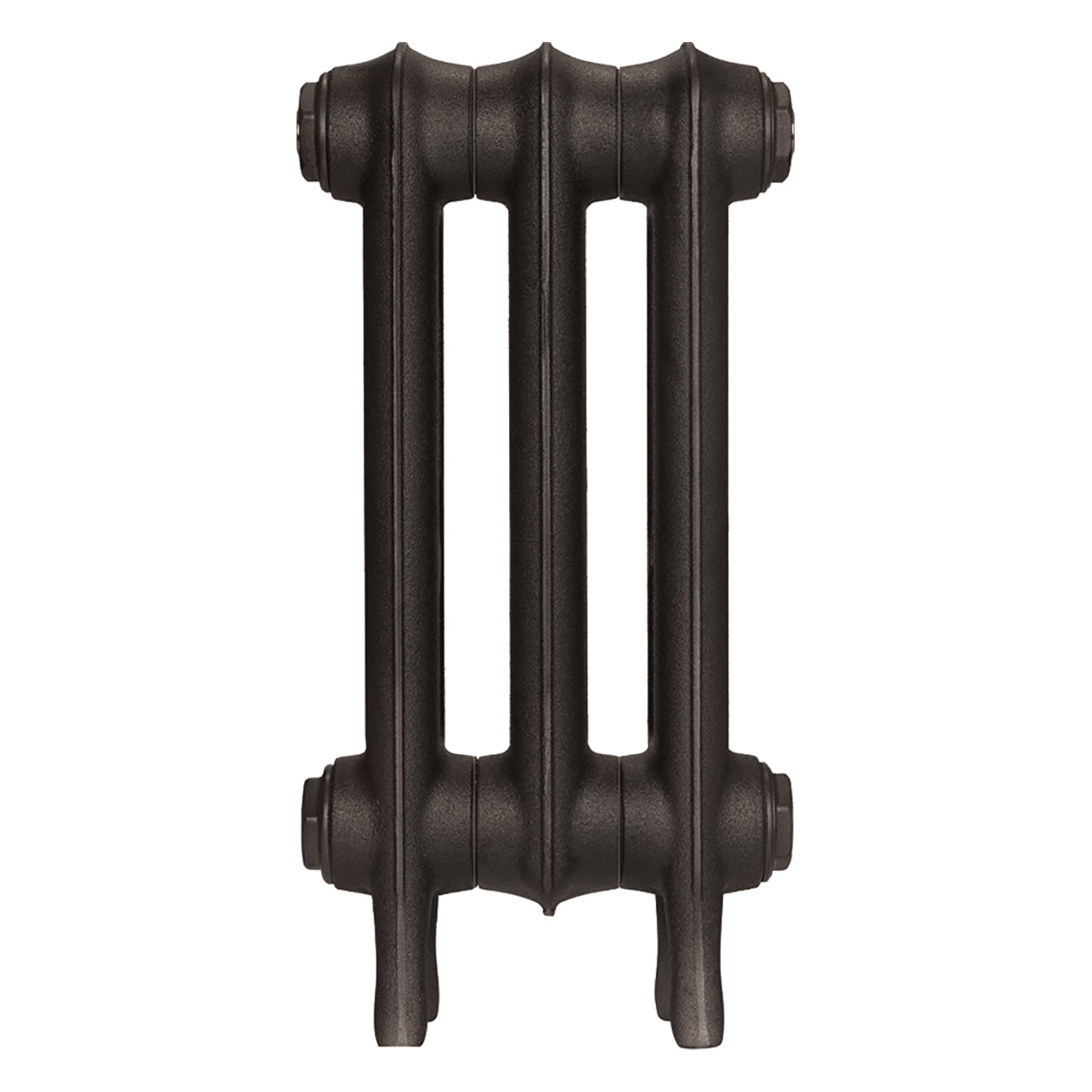 Emmeline III - Grey Bronze Cast Iron Column Radiator H416mm x W230mm 3 Column - Wall Hung