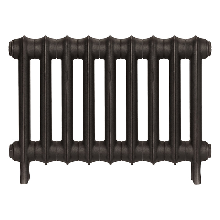 Emmeline III - Grey Bronze Cast Iron Column Radiator H416mm x W629mm 3 Column - Wall Hung