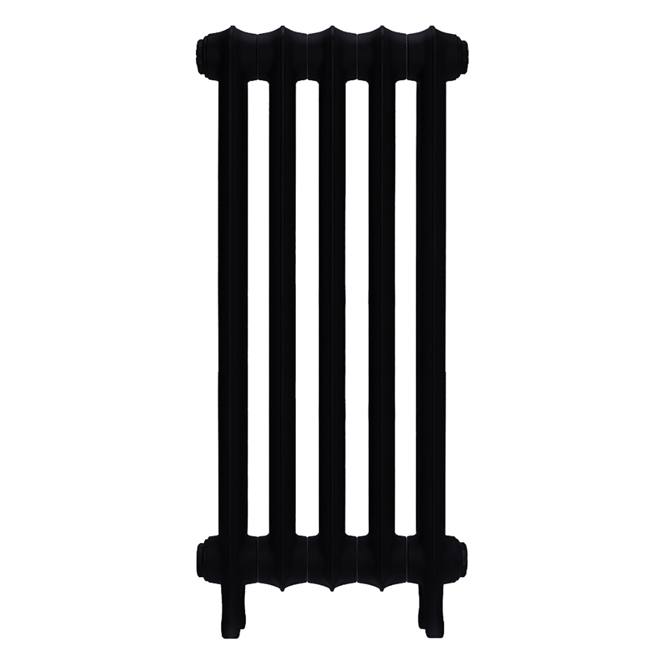 Emmeline I - Matt Black Cast Iron Column Radiator H807mm x W363mm 1 Column - Wall Hung