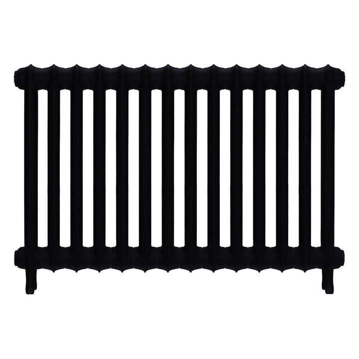 Emmeline II - Matt Black Cast Iron Column Radiator H613mm x W961mm 2 Column - Wall Hung