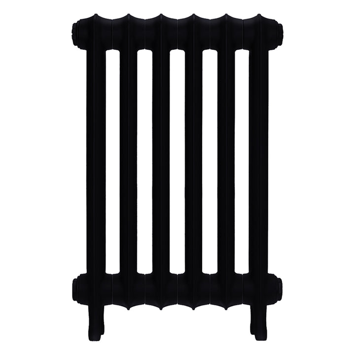 Emmeline II - Matt Black Cast Iron Column Radiator H613mm x W429mm 2 Column - Wall Hung