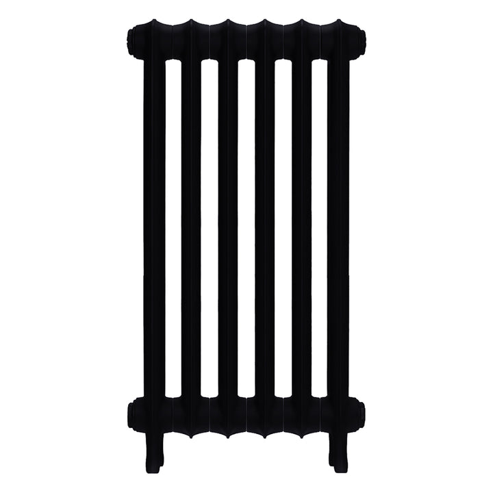 Emmeline II - Matt Black Cast Iron Column Radiator H813mm x W429mm 2 Column - Wall Hung