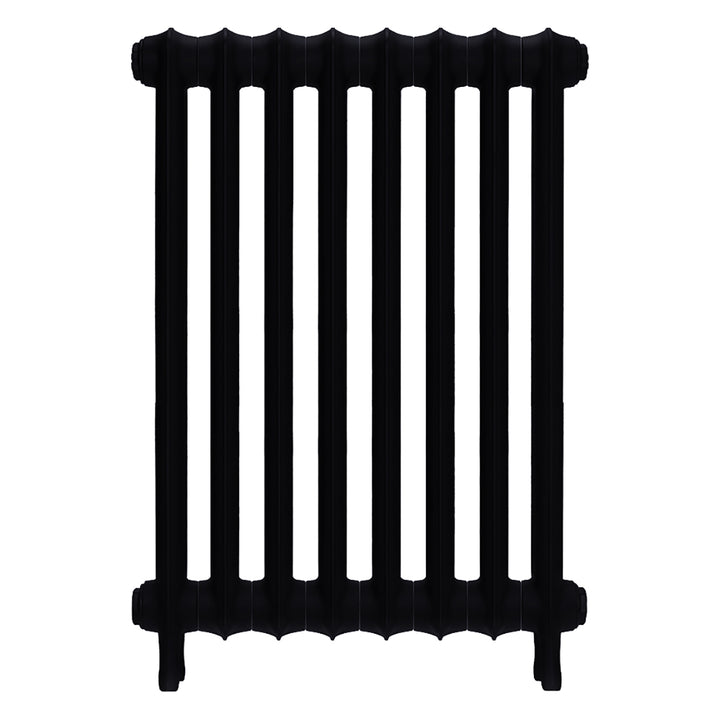 Emmeline II - Matt Black Cast Iron Column Radiator H813mm x W562mm 2 Column - Wall Hung