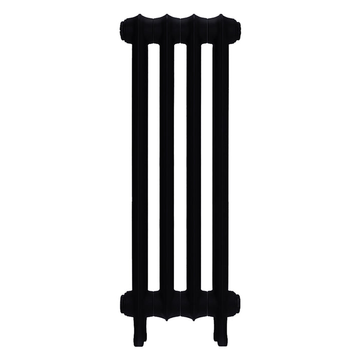 Emmeline III - Matt Black Cast Iron Column Radiator H816mm x W296mm 3 Column - Wall Hung