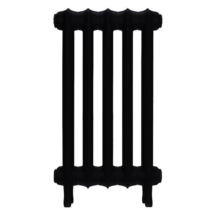Emmeline III - Matt Black Cast Iron Column Radiator H616mm x W363mm 3 Column - Wall Hung