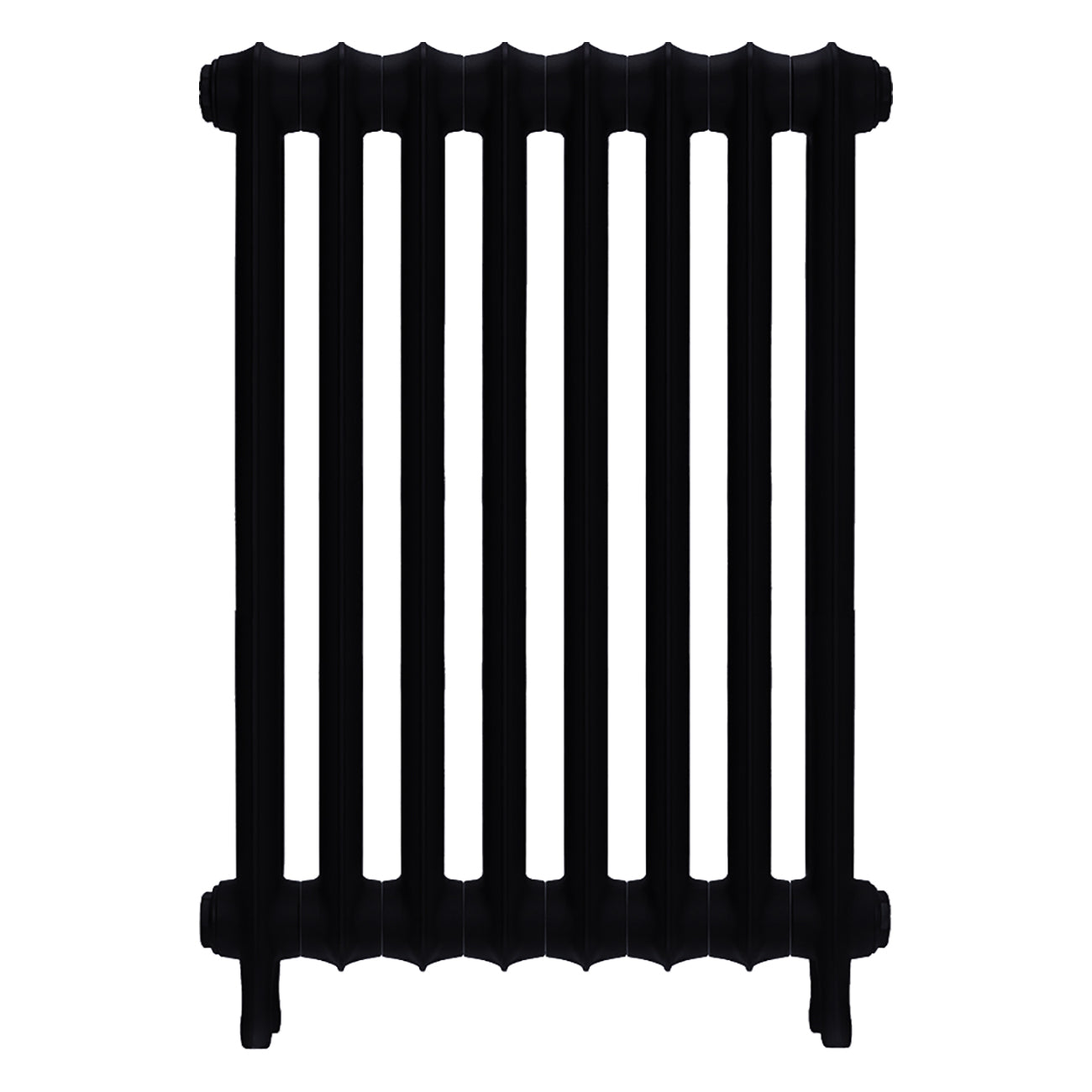 Emmeline III - Matt Black Cast Iron Column Radiator H816mm x W562mm 3 Column - Wall Hung