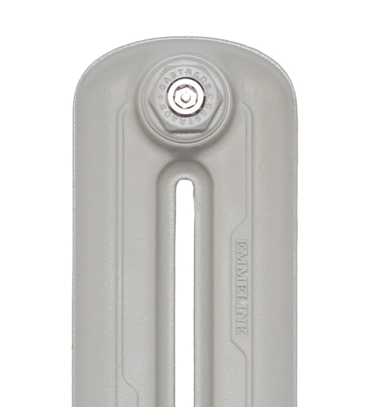 Emmeline II - Pebble Grey Cast Iron Column Radiator H470mm x W230mm 2 Column - Floor Standing