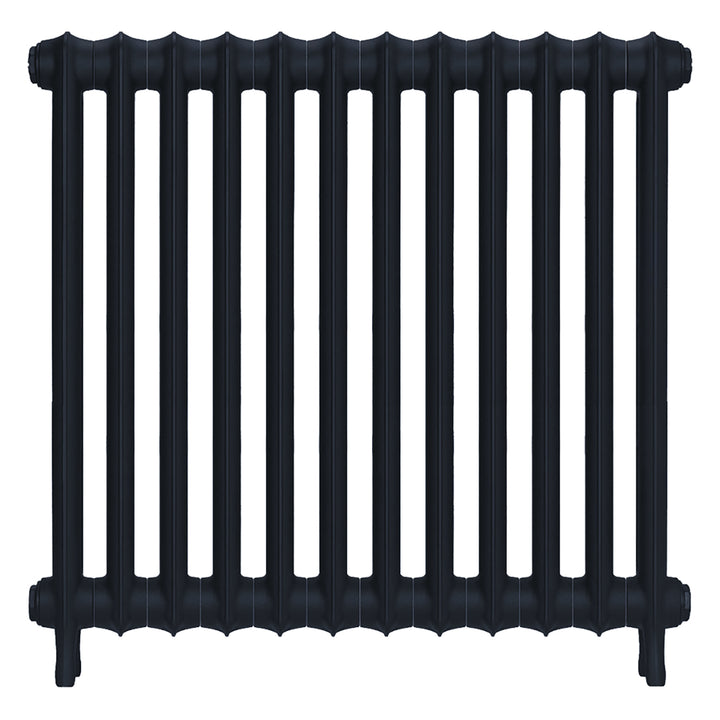 Emmeline I - Midnight Ink Cast Iron Column Radiator H807mm x W828mm 1 Column - Wall Hung