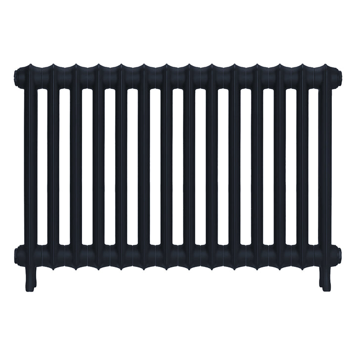 Emmeline I - Midnight Ink Cast Iron Column Radiator H607mm x W961mm 1 Column - Wall Hung