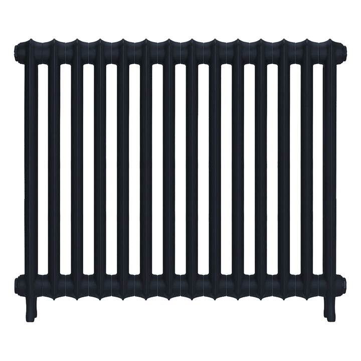 Emmeline I - Midnight Ink Cast Iron Column Radiator H807mm x W961mm 1 Column - Wall Hung