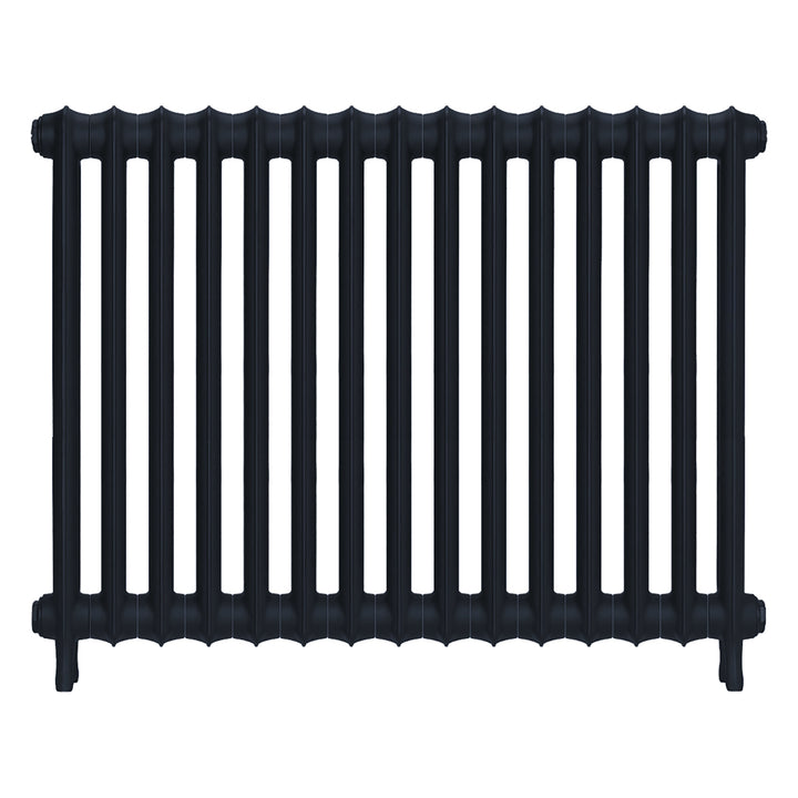Emmeline I - Midnight Ink Cast Iron Column Radiator H807mm x W1028mm 1 Column - Wall Hung