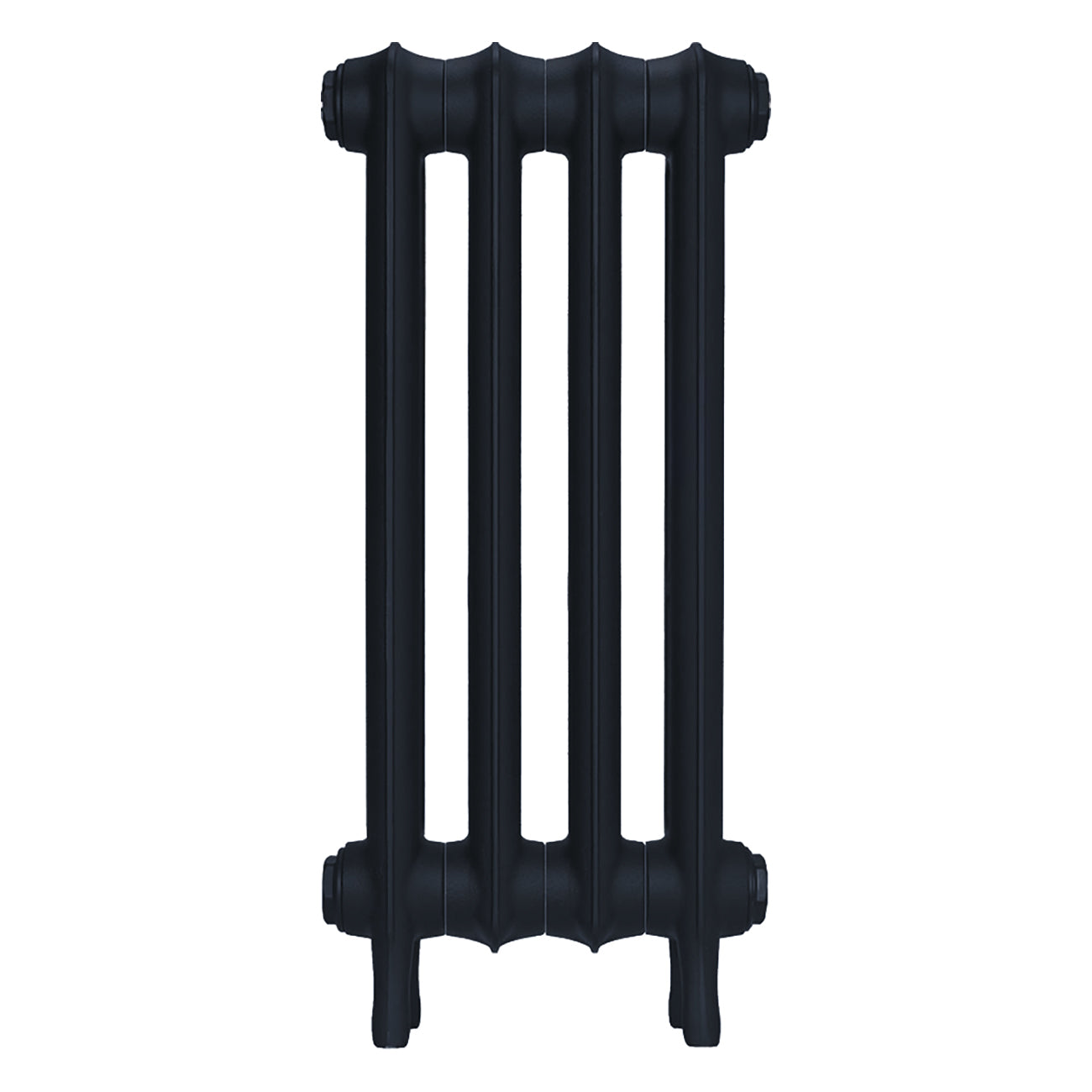 Emmeline I - Midnight Ink Cast Iron Column Radiator H607mm x W296mm 1 Column - Wall Hung