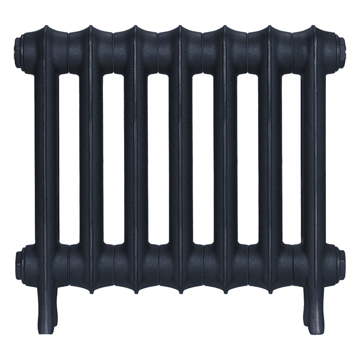 Emmeline I - Midnight Ink Cast Iron Column Radiator H407mm x W496mm 1 Column - Wall Hung