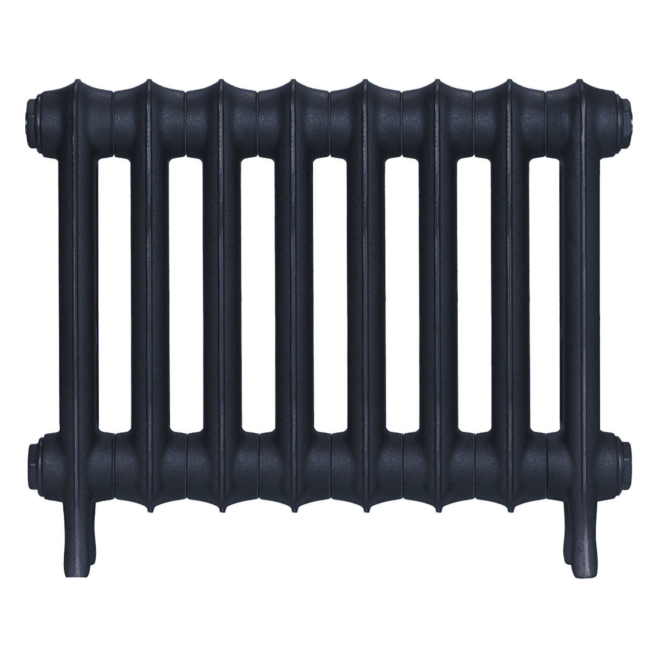 Emmeline I - Midnight Ink Cast Iron Column Radiator H407mm x W562mm 1 Column - Wall Hung