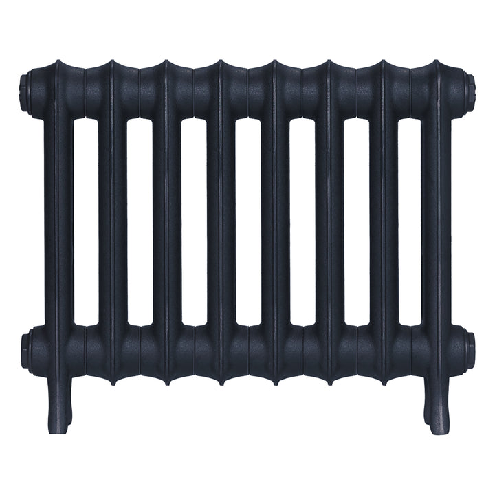 Emmeline I - Midnight Ink Cast Iron Column Radiator H407mm x W562mm 1 Column - Wall Hung