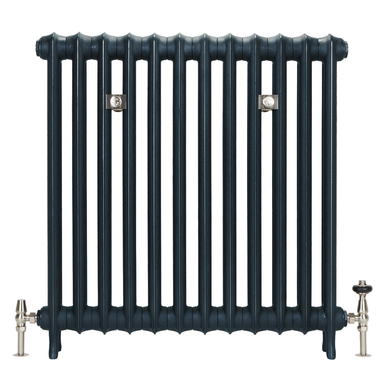 Emmeline I - Midnight Ink Cast Iron Column Radiator H865mm x W762mm 1 Column - Floor Standing