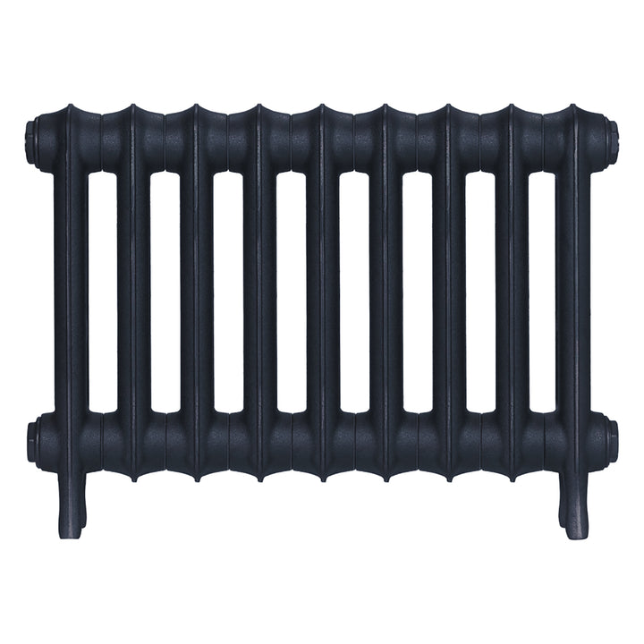 Emmeline I - Midnight Ink Cast Iron Column Radiator H407mm x W629mm 1 Column - Wall Hung
