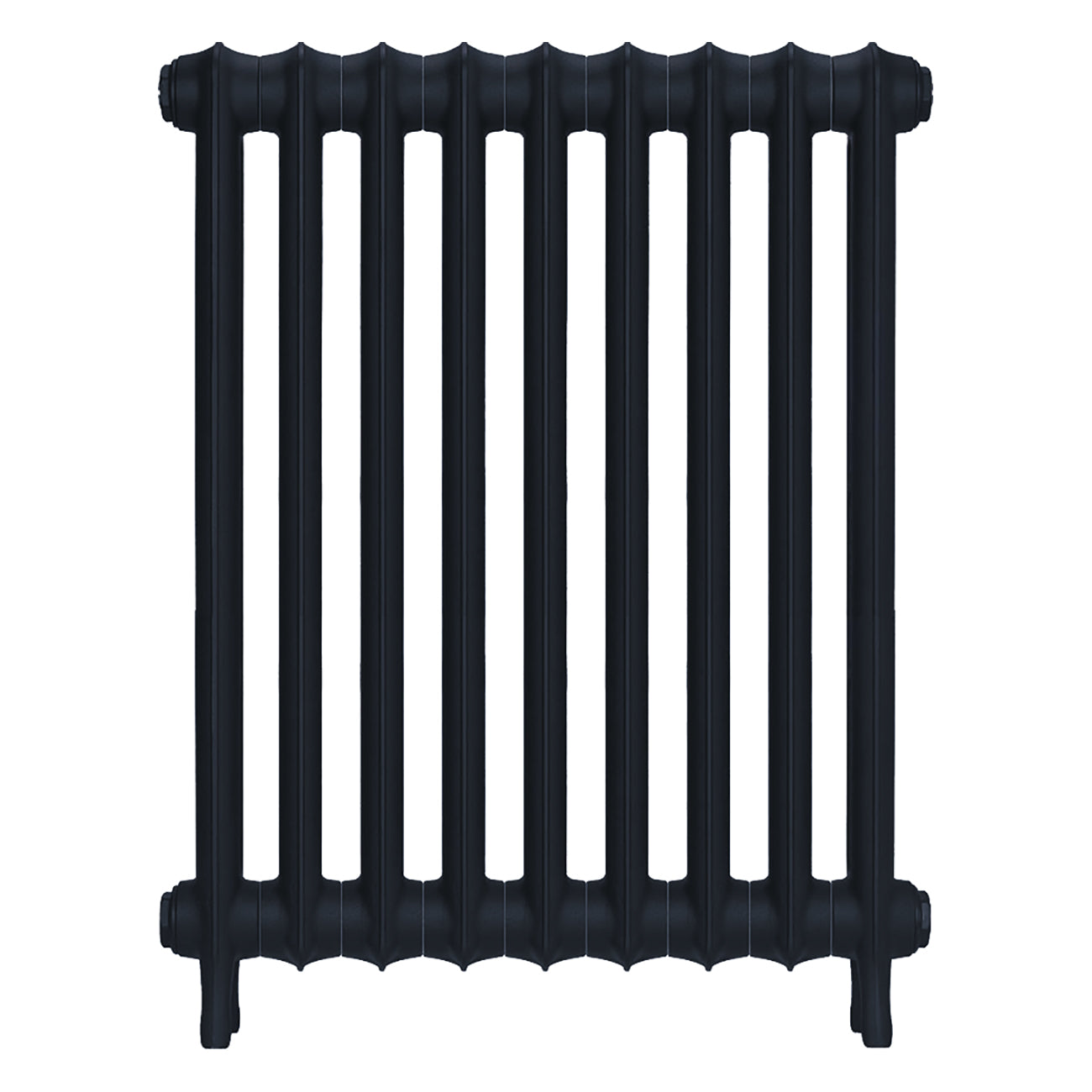 Emmeline I - Midnight Ink Cast Iron Column Radiator H807mm x W629mm 1 Column - Wall Hung